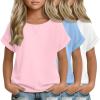 Light Pink  Sky Blue  White